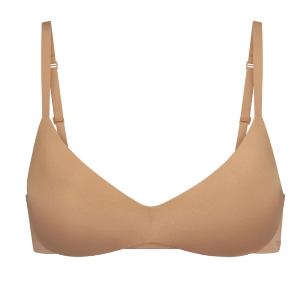 NWT Skims Clay Wireless Form Light Push Up Plunge Bra - size 36B